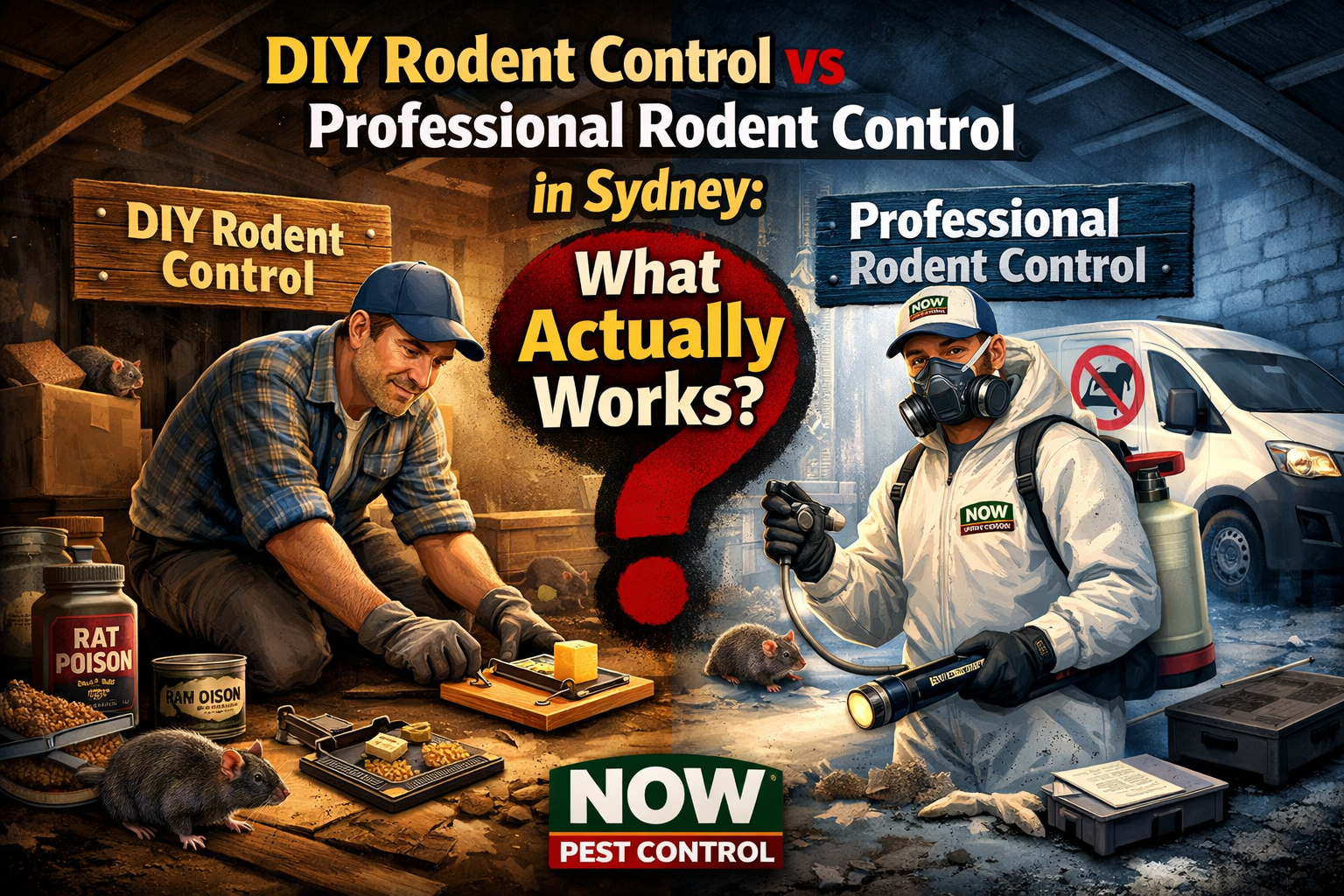 DIY Rodent Control vs Professional Rodent Control in Sydney: What Actually Works?